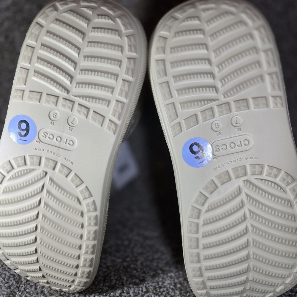 Crocs Classic Bone Waterproof Crush Rain Boots Unisex New 207946-2Y2 - Picture 4 of 16